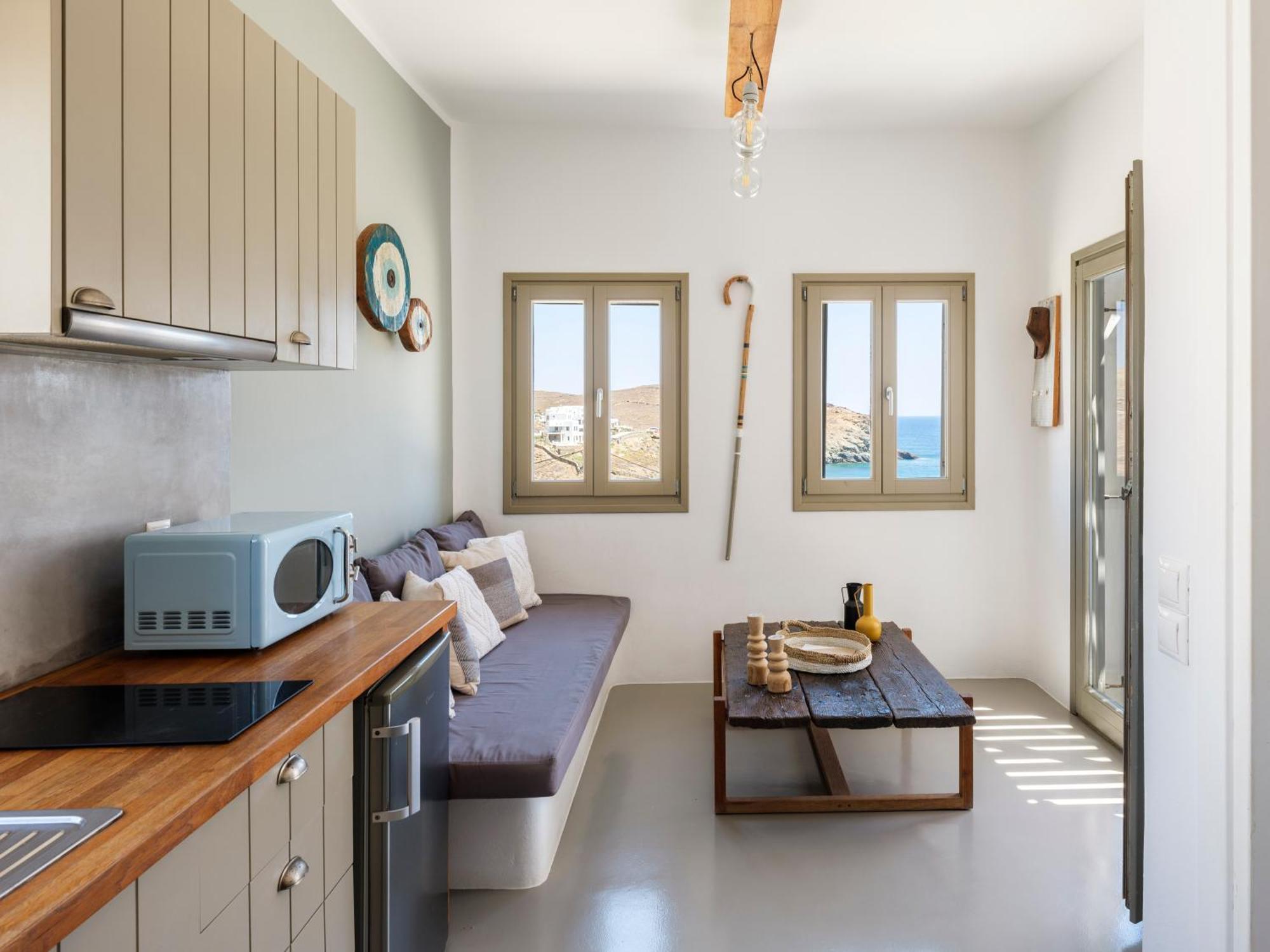 Sea Rock & Sky Private Mykonos Residence Merchia Beach Exterior foto
