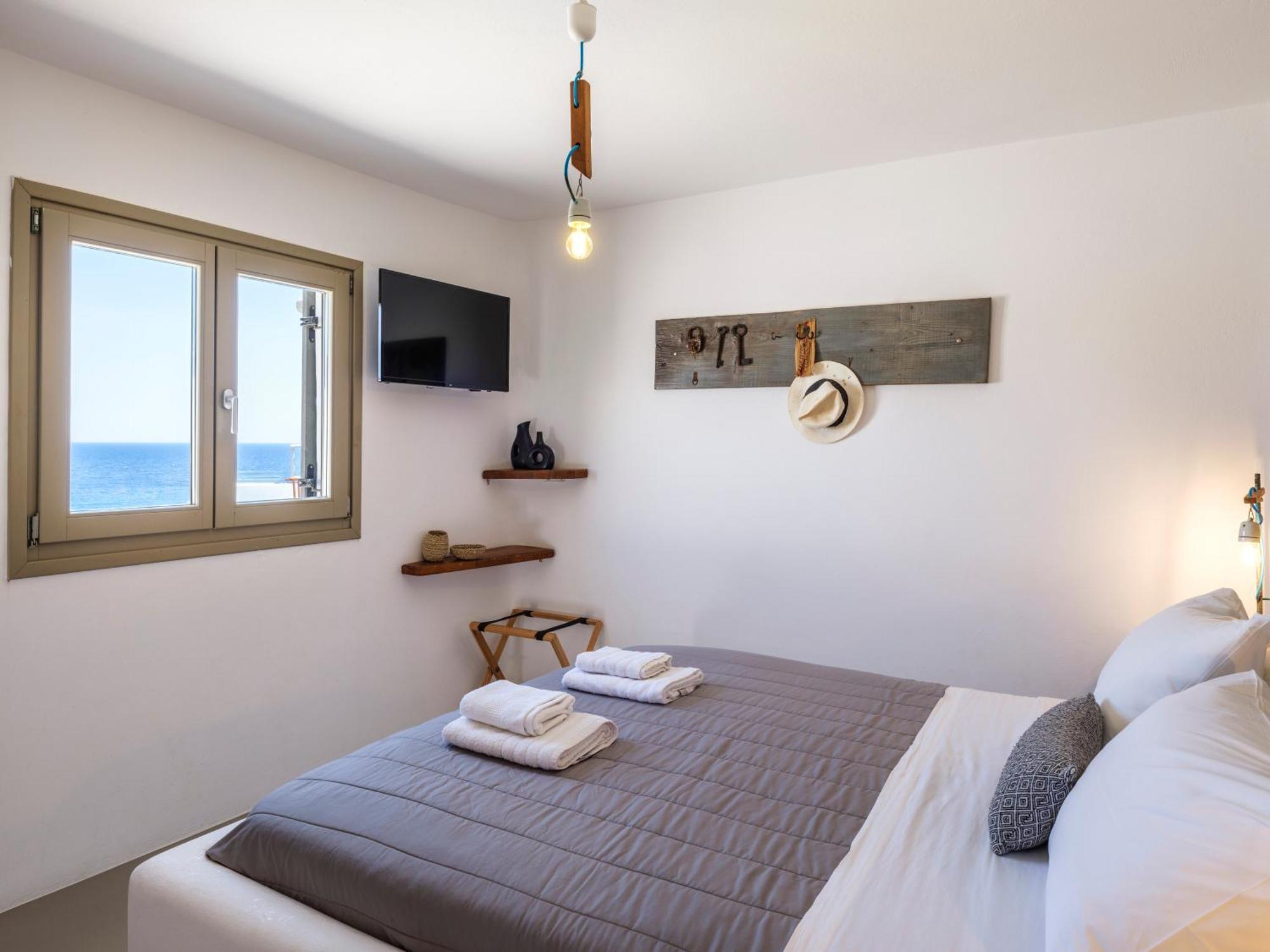 Sea Rock & Sky Private Mykonos Residence Merchia Beach Exterior foto